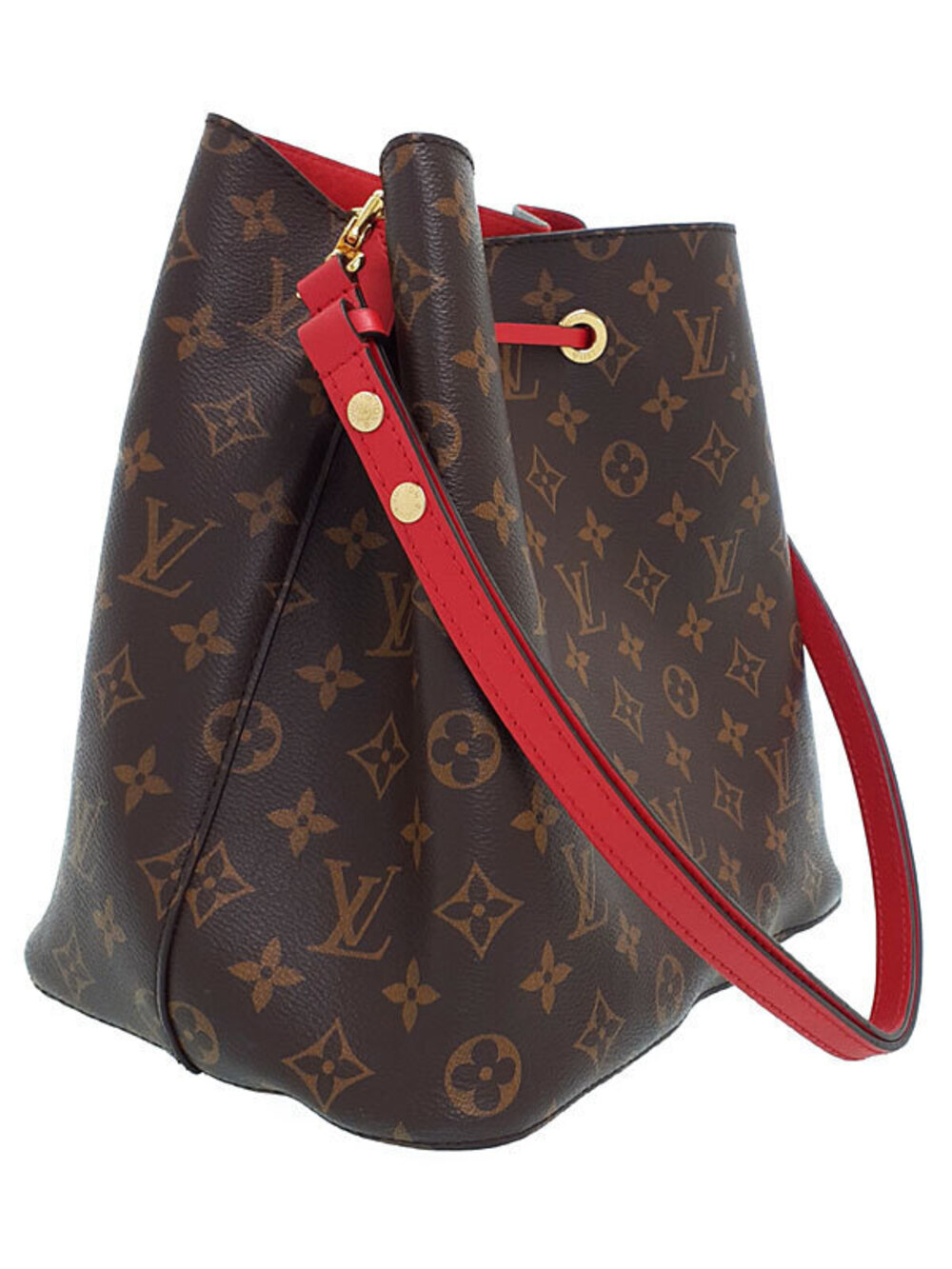 Louis Vuitton Monogram Bag Neo Noe Shoulder Brown